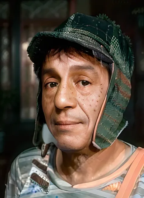 RAW photo, a portrait photo of Chavesdooito, (high detailed skin:1.2), 8k uhd, dslr, soft lighting, high quality, film grain, Fujifilm XT3 <lora:Chavesdooito_v1.0:1> <lora:ChavesdooitoED:0.3>