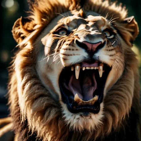 Dappled Light, photo portrait of
a lion's gaping mouth, yellowed teeth, fierce,
dreamy magical atmosphere, (skin texture), (film grain), (warm hue, warm tone), cinematic light, side lighting,
<lora:RMSDXL_Enhance:1>,
<lora:add-detail-xl:0.8>,
<lora:RMSDXL_Darkness_Cinema:1>,