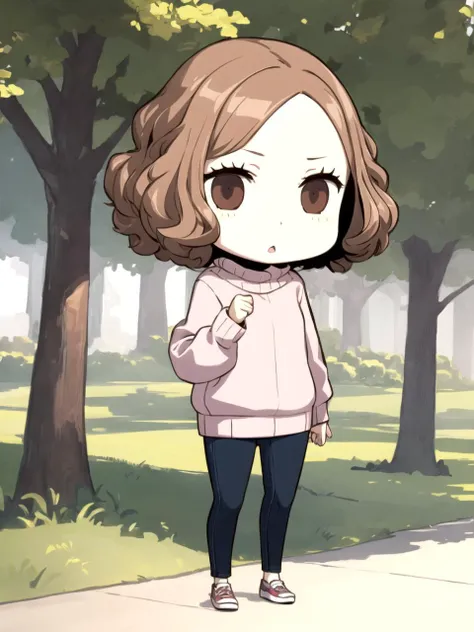 masterpiece, best quality, 1girl, solo, dsharu, brown hair, short hair, brown eyes, pink sweater, pants, standing, outdoors, full body, chibi, april fools
 <lyco:dsharu_lc_768:0.8> <lyco:aprilfools_style_lc:0.8>
