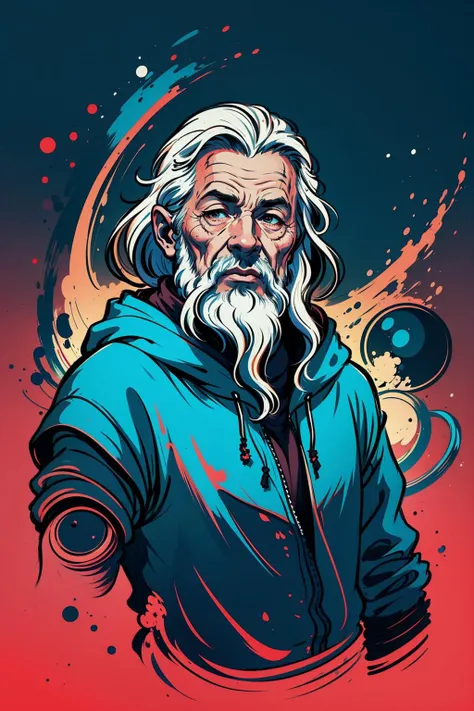 <lyco:p1ld31:1.1> p1ld3 style gandalf