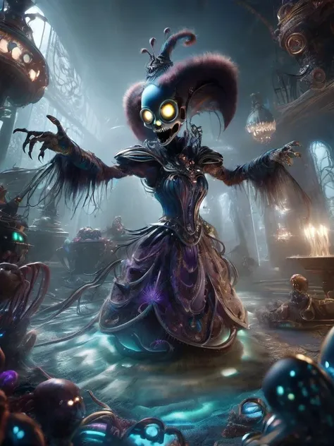 DonMX3n0XL, award winning photograph of a poltergeist with mischievous haunt in wonderland, magical, whimsical, fantasy art concept, steampunk, intricate details, best quality, masterpiece, ultra shartp, hyper realistic, realism <lora:DonMX3n0XL:0.8>