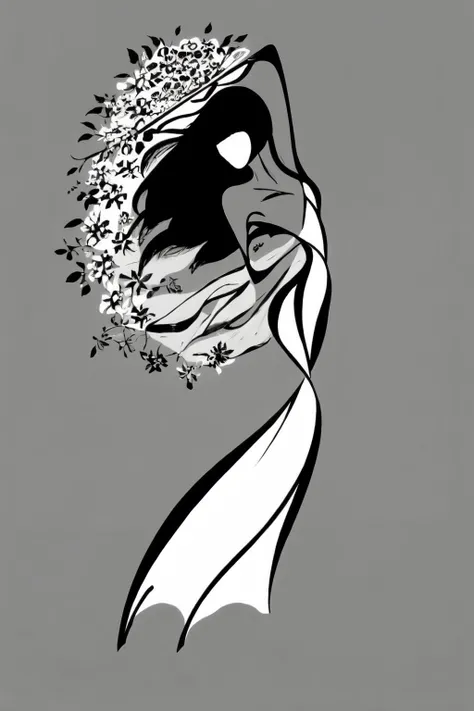 best quality,masterpiece,absurdres,Highly detailed,extreme detail description,
1girl,beautiful face,big eyes,long hair,floating hair,flower around,medium breasts,dancing,ballet,spot color,
lineart dancer,<lora:Fisher_lineart dancer æ²çº¿èè
:1>,