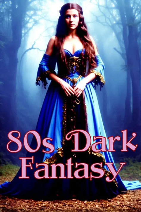 princess brunette standing dark forest moonlight movie studio
(analog film:1.3) (vhs movie) (photorealistic) (screencap) (cinematic lighting) (sharp focus) (80sDarkFantasySD15b:1.0)