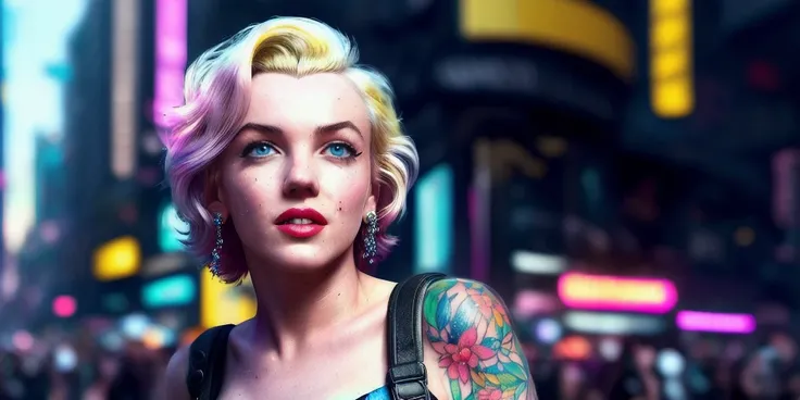 (Cinematic Digital Artwork:1.3) of (Ultra detailed:1.3) neon body tattoo, detailed,CGSociety,ArtStation,(close portrait:1.3),(Feminine:1.4),(beautiful:1.4),(attractive:1.3),handsome,calendar pose,perfectly detailed eyes,studio lighting,thematic background