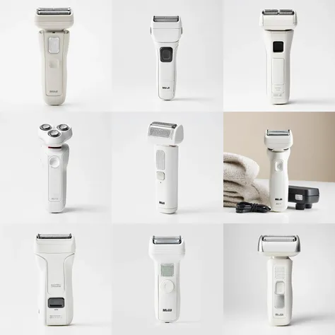 commercial photography, master piece, 
By MUJI <lora:muji_v1.1_XL:0.8>,
electric shaver