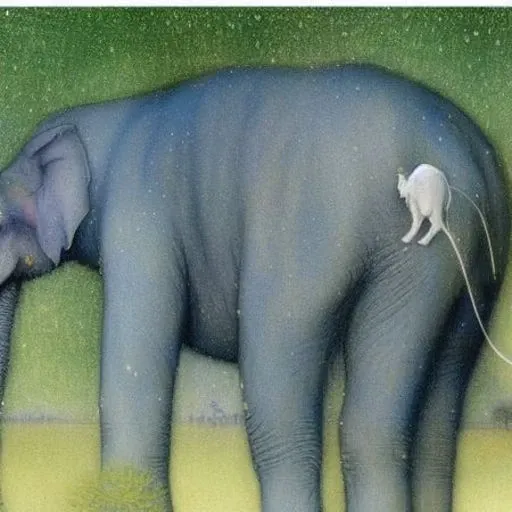 dreamy-painting elephant