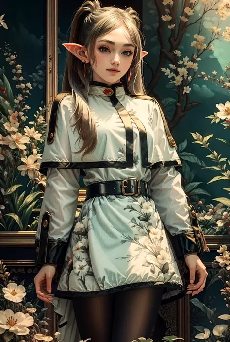 French Chinese style,<lora:Ð¤Ð¾Ð½ ÑÑÐ°Ð½ÑÑÐ·ÐºÐ¾-ÐºÐ¸ÑÐ°Ð¹ÑÐºÐ¸Ð¹ ÑÑÐ¸Ð»Ñ(French Chinese style):1>, <lora:Ð¤ÑÐ¸ÑÐµÐ½ Ð¿ÑÐ¾Ð²Ð¾Ð¶Ð°ÑÑÐ°Ñ Ð² Ð¿Ð¾ÑÐ»ÐµÐ´Ð½Ð¸Ð¹ Ð¿ÑÑÑ(aafrie,long hair, white hair,twintails, pointy ears,earrings, thick eyebrows,(ÑÐ¼ Ð¾Ð´ÐµÐ¶Ð´Ñ):0.7>,aafrie, long hair, white hair, twintails, pointy ears, earrings, thick eyebrows, white capelet, striped shirt, long sleeves, belt, white skirt, black pantyhose,, 1girl in full growth, best quality, masterpiece, ultra-detailed, high quality, perfect nose, highly detailed skin, warm skin tone, defiance512, RAW photo, best quality, high resolution, (masterpiece), dreamlike, dreamy, modelshoot style, analog style, tonemapping, photorealistic, professional photography, sharp focus, HDR, 8K resolution, intricate detail, sophisticated detail, hyper detailed, (depth of field), highlight and shadow, volumetric lighting, cinematic bloom, professional light, looking at viewer, blotchy,
