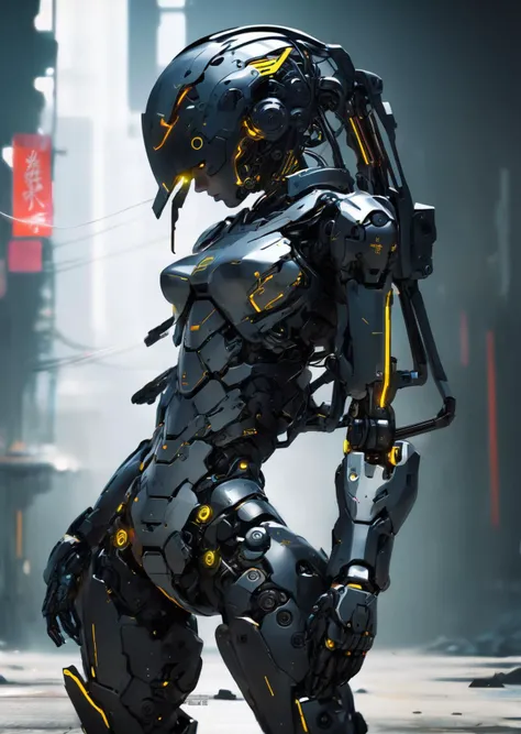 1girl,
battle stance
shadow
glowing
reflective
surreal mecha core, detailed, realistic,
characters, dystopia, grungy, industrial, messy, science-fiction
( 8k, art by Benedick Bana Yuumei )