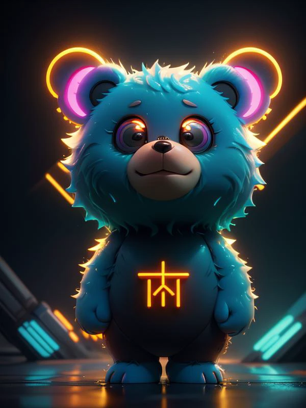 (disney:0. 1), (cartoon:0.1), (pixar:0.4), (3D:0.90),
(UHD:1.05), (detailed background visible:1.2),
close up of (cute:0.30) wet teddy bear, wet fur,,
<lora:Neonpunkai-8:1.25> Neonpunkai,
reflections
(Style: subsurface scattering, (pui), analog style, realistic, film photography, highres photo, cinematic Lighting, trending on artstation),(Photorealistic:0.90),
(detailed), sharp, HDR, high quality, good resolution, maximalist, masterpiece,