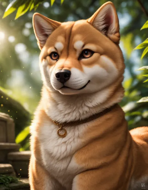 ethereal fantasy concept art of  (a cute shiba inu puppy), epic overgrown temple ruin, epic scene, lush plants,dynamic camera, backlight, (close up:1.3), high quality photography, 3 point lighting, flash with softbox, 4k, Canon EOS R3, hdr, smooth, sharp focus, high resolution, award winning photo, 80mm, f2.8, bokeh
BREAK
(masterpiece, best quality, ultra realistic, 4k, 2k, (intricate, high detail:1.2), film photography, soft focus,
RAW photo, photorealistic, analog style, subsurface scattering, photorealism, absurd res), high quality photography, 3 point lighting, flash with softbox, 4k, Canon EOS R3, hdr, smooth, sharp focus, high resolution, award winning photo, 80mm, f2.8, bokeh . magnificent, celestial, ethereal, painterly, epic, majestic, magical, fantasy art, cover art, dreamy