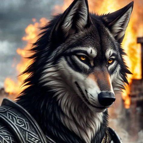 ((detailed fenris wolf )), wearing runes armor, ragnark, destroyed city after nuclear blast flodded with ((black water:1.2)), post apocalyptic, warzone, fire , smoke
BREAK
(masterpiece, best quality, ultra realistic, 4k, 2k, (intricate, high detail:1.2), film photography, soft focus,
RAW photo, photorealistic, analog style, subsurface scattering, photorealism, absurd res), ((closeup))