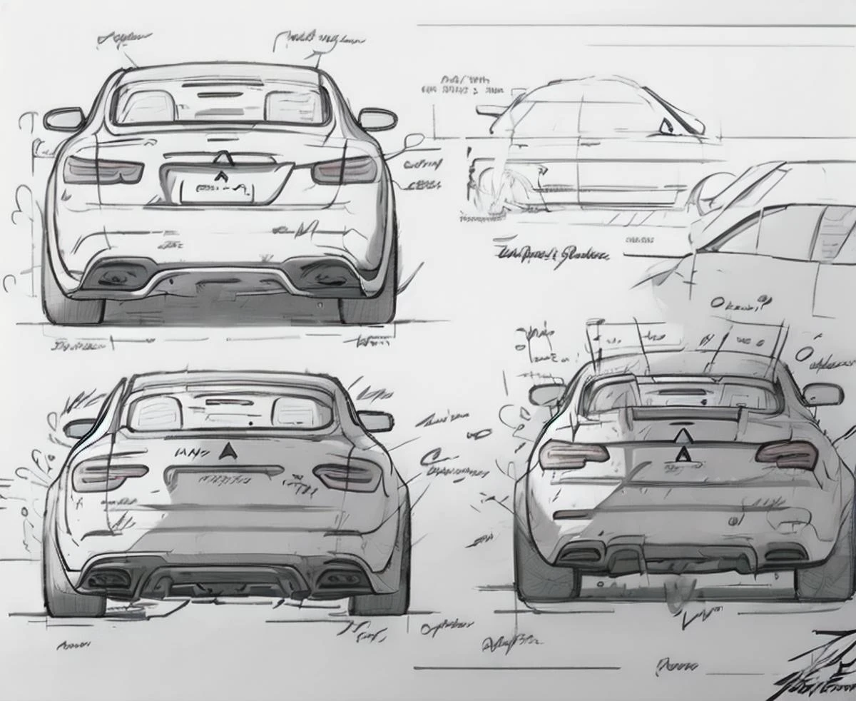 Concept Sketch of Car | 汽车概念草图