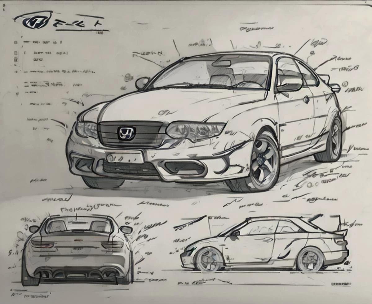 Concept Sketch of Car | 汽车概念草图