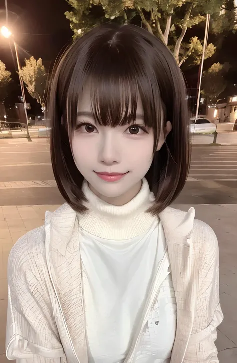 ((8k, RAW photo, highest quality, masterpiece), High detail RAW color photo professional photo, (realistic, photorealism:1.5), (highest quality), (best shadow), (best illustration), ultra high resolution, highly detailed CG unified 8K wallpapers, physics-based rendering, cinematic lighting),(aegyo sal:1),photorealistic,photo,masterpiece,realistic,realism,photorealism,high contrast,photorealistic digital art trending on Artstation 8k HD high definition detailed realistic,detailed,skin texture,hyper detailed,realistic skin texture,ultra high res,extremely detailed,beautiful lighting,photo background,female focus,front view,
pureerosface_v1,ulzzang-6500,
1girl,solo,hyhlora,small wavy mouth,smile,perfect face,beautiful face,<lora:æ²³éå-10:0.9>,(round face:1.3),(baby face:1.2),(seductive smile:1.6),(mature female:1.5),
sweater,tree,medium hair,looking at viewer,outdoors,bag,brown hair,upper body,turtleneck,solo focus,facial,