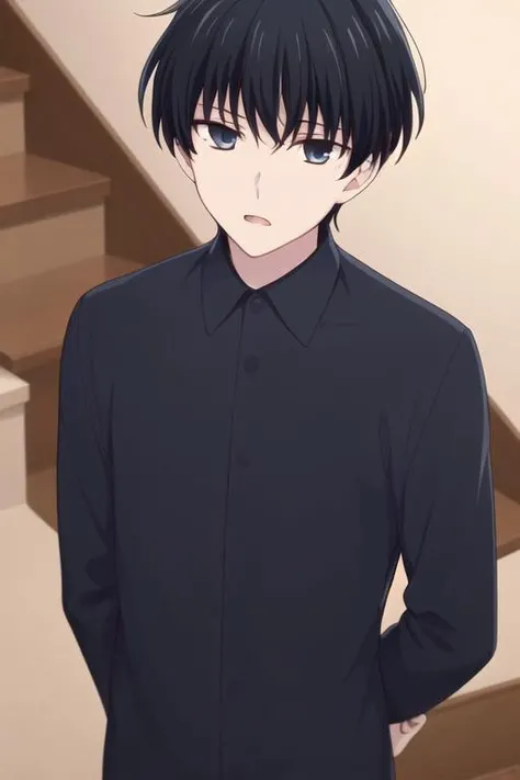 masterpiece, best quality, high quality, 1boy, solo, male focus, looking at viewer, upper body, <lora:hanajima_megumi:0.76>, hanajima_megumi, <lora:animemix_v3_offset:0.95>