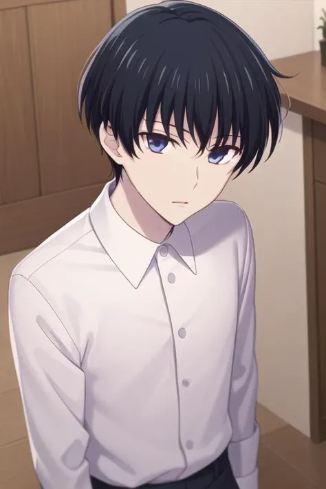 masterpiece, best quality, high quality, 1boy, solo, male focus, looking at viewer, upper body, <lora:hanajima_megumi:0.76>, hanajima_megumi,