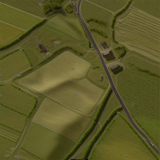(top_down), (top down view map), battle_map of farm land,