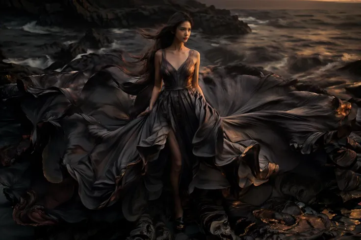 (8k, RAW photo, best quality,masterpiece:1.2),(realistic, photo-realistic:1.37),
1girl,long legs, full body,lava dress,simple background,ocean,
<lora:lavadress2:1> <lora:dressart_SDLife_Chiasedamme_v1.0:0.6> <lora:add_detail:0.3> <lora:more_details:0.3>