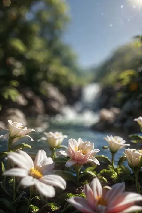 water droplets, good lights, good colors, good composition, (flowers, tilt shift, depth of field), (((nature photography, breathtaking quality, bokeh))),
masterpiece, 8k, 4k,
aestheticcartoon, macro, nature
bestart,
blurry background, focus, morning,
ray tracing, subsurface scattering,
dynamic scene,