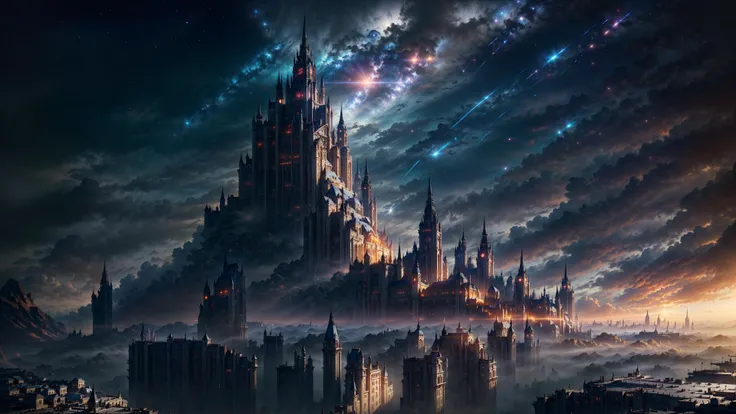 psychopathic masterpiece, architectural existential crisis, voltaic rift, radiant, exuding power, galactic, by greg rutkowski and WLOP and Jessica Rossier and Evgeny Lushpin and Alejandro Burdisio and Andreas Rocha, photograph, intricate, sharp focus, vivid color, (extremely detailed 8k wallpaper)