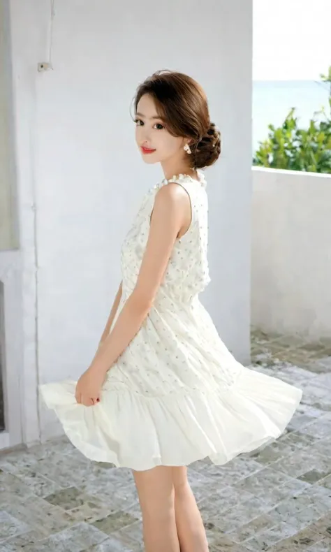 1girl, dress