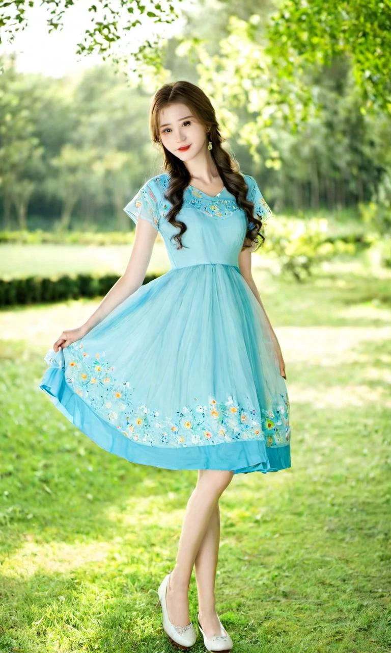 1girl, dress