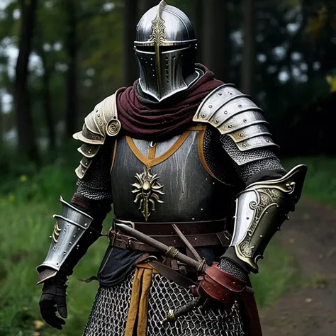 dark souls 3 in real life, at night, ambered, ashen one