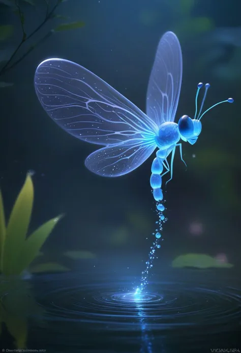 high quality, highly detailed, 8K Ultra HD, firefly made of water spray, In this enchanting artwork, the very essence of water transforms into ethereal butterfy, each droplet gracefully adorning the wings of a firefly in flight, The translucence of the water captures the delicate beauty of the firefly, as if nature has granted fleeting wings to the liquid essence, The intricate patterns formed by these aquatic fireflies evoke a sense of enchantment, their ephemeral forms suspended in time, The play of light on their wings adds a touch of magic, turning ordinary droplets into a symphony of aquatic firefly, dancing in the realm where water meets whimsical flight, by yukisakura, awesome full color,