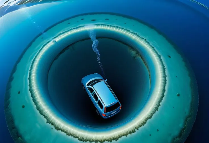 Masterpiece, best quality, high resolution, realistic, WrongHole car, jellyfish,
