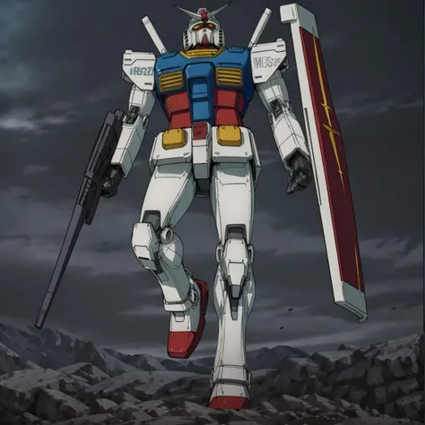 masterpiece,high quality,
<lora:gundam001:0.7>,
gundam,mobilesuit,
standing on one leg,
