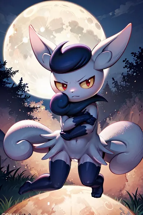 masterpiece,best_quality
Meowstic, pokemon (creature),tail
<lora:Meowstic(Female)_1.0ver:0.7>,MEOWSTIC_FEMALE,
looking at viewer,closed mouth,:<
forest, night, cloud, tree, full_moon