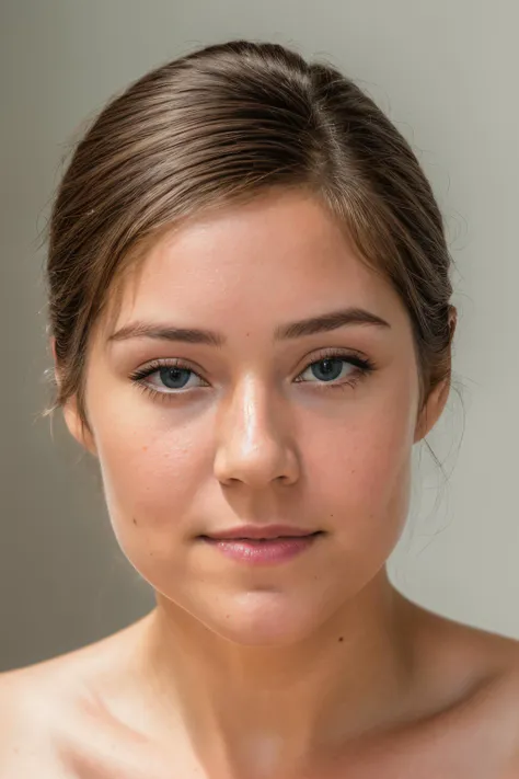 RAW photo of megboone, naked, closeup portrait, (high detailed skin:1.2), 8k uhd, dslr, soft lighting, high quality, film grain, Fujifilm XT3, <lora:megboone:1>