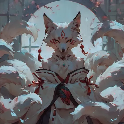 score_9, score_8_up, score_7_up, solo, 
Kitsune , <lora:Concept Art Twilight Style SDXL_LoRA_Pony Diffusion V6 XL:0.8>