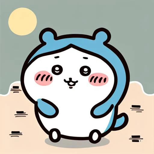 <lyco:tkw15:1>,tkw animal 2d illustration smile,