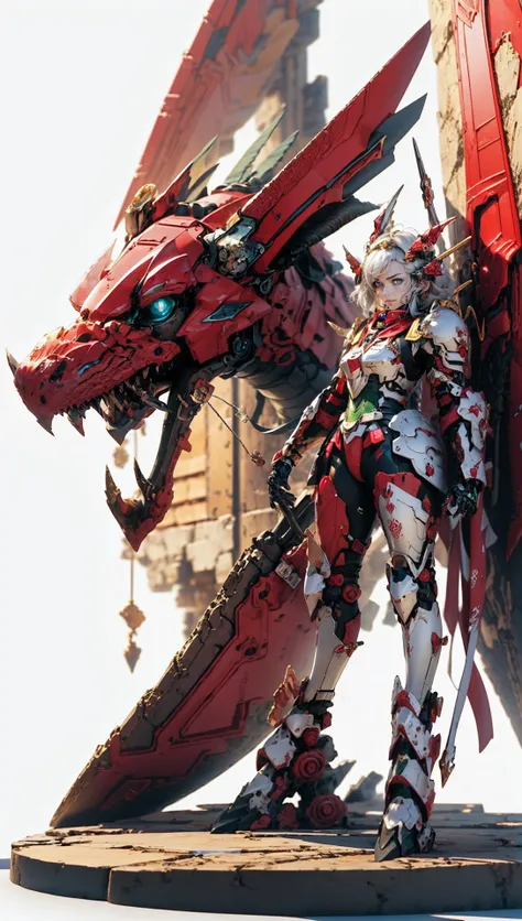 ((Best quality)), ((masterpiece)), (highly detailed:1.3),3D, Dragon ear, dragon gundam knight,<lora:dragon ear_20230623155318:0.65> <lora:knight_v4.1SD:0.5> <lora:mecha_offset:0.7> <lora:Pyramid lora_Ghibli_n3:0.8>