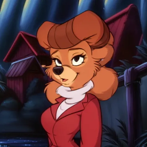 (masterpiece:1.4), (best quality:1.4), (high resolution:1.4), rebecca cunningham, furry female, red jacket, white shirt, <lora:rebecca_cunningham_v1:1>, by marthedog, by fluff-kevlar, detailed fur, detailed,