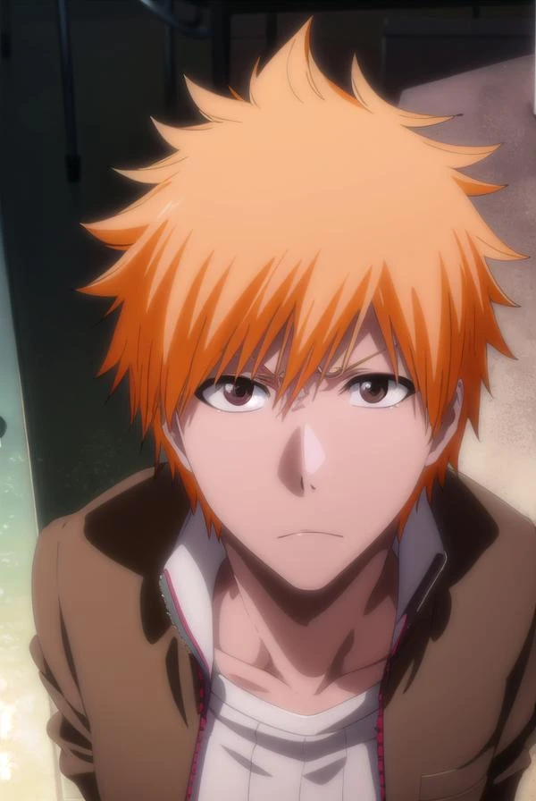 ichigokurosaki, <lora:ichigokurosaki-lora-nochekaiser:1>,
ichigo kurosaki, short hair, orange hair, spiked hair, (brown eyes:1.5),
BREAK shirt, long sleeves, school uniform, jacket, white shirt, open clothes, open jacket, grey jacket,
BREAK looking at viewer, upper body,
BREAK indoors, classroom,
BREAK <lyco:GoodHands-beta2:1>, (masterpiece:1.2), best quality, high resolution, unity 8k wallpaper, (illustration:0.8), (beautiful detailed eyes:1.6), extremely detailed face, perfect lighting, extremely detailed CG, (perfect hands, perfect anatomy),