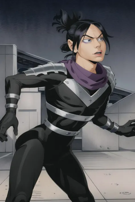 best quality, intricate details,
1boy, <lora:speedOSoundSonicOne_v10:0.8> onsoku no sonic, folded ponytail, black bodysuit, purple scarf,
<lora:zeldaCDIStyleLora_256Dim:0.8>