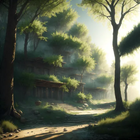 drawing of while is raining greek forest with trees clear skies at night ,(((tk-env))) style, with people walking around, fine details, award winning image, highly detailed, 16k, cinematic perspective, video game environment concept art style <lora:SPYBGTK-E-Enh:0.35>