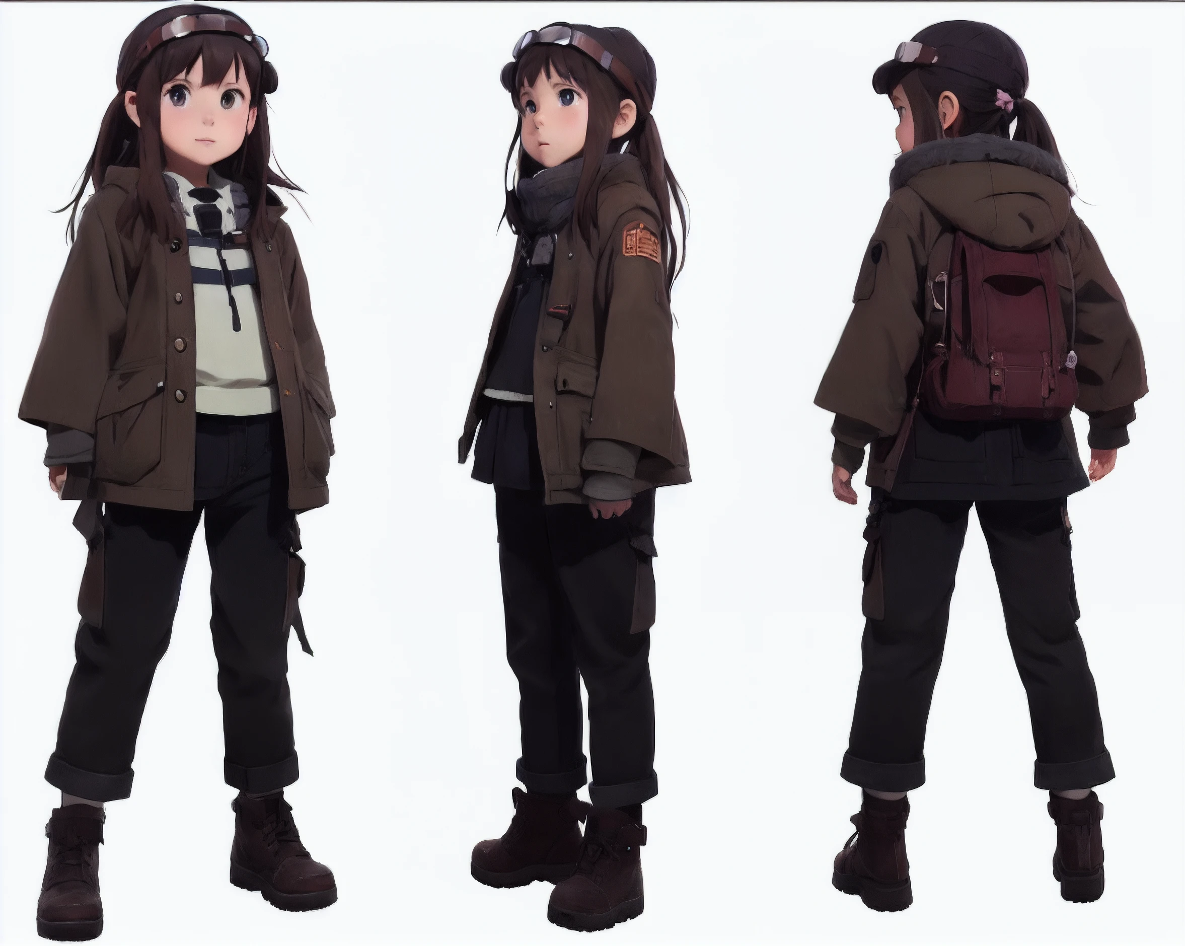 a tk_char high resolution artwork of lofi , Anime Girl who is curious and adventurous child,ys eager to explore and discover new things, by makoto shinkai and ghibli studio, highly detailed, incredible quality, trending on artstation, masterpiece, 8k