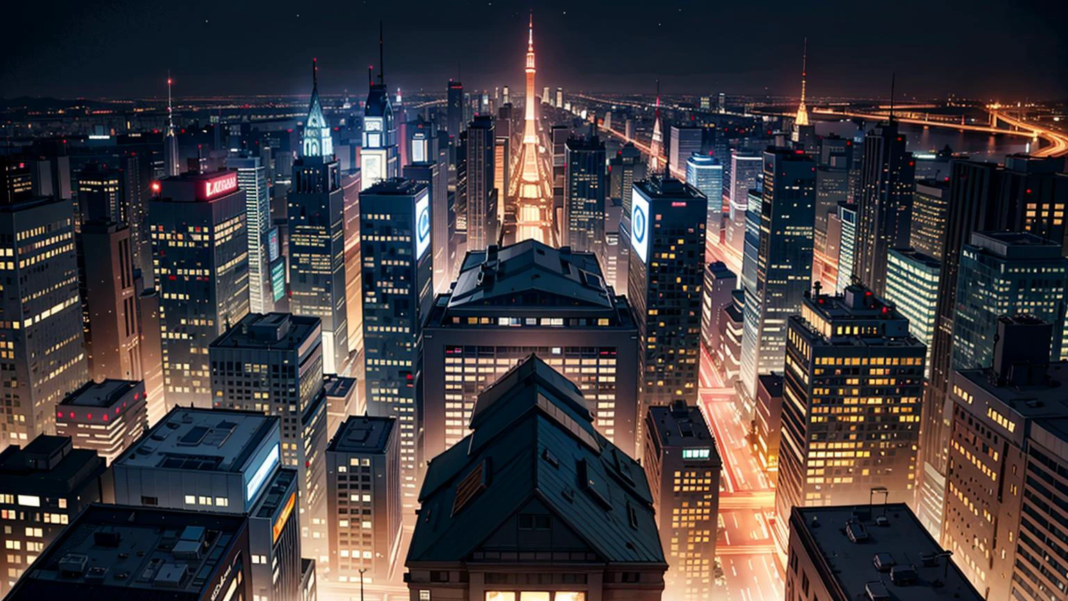 //Basic Info\\
(( city, from above, lo-fi, )),
//Image Definition\\
((masterpiece, best quality, bokeh, aesthetic, simple artwork, )),
