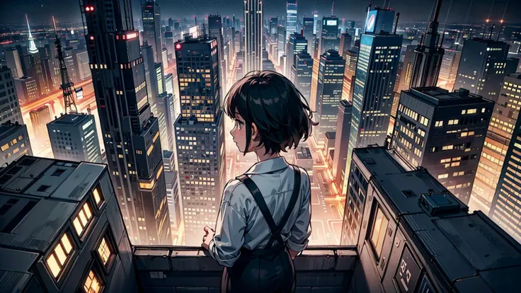 //Basic Info\\
(( city, from above, lo-fi, )),
//Image Definition\\
((masterpiece, best quality, bokeh, aesthetic, simple artwork, )),