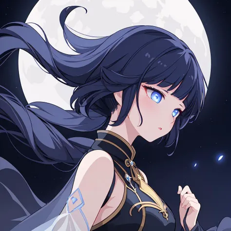 1girl, Universal ([cheesecake:Gravity well:1]:1.2) , detailed with Iridescent and Grand details, sleek, Moon in the night, Light, F/8, ethereal magical atmosphere, stylized by He Jiaying