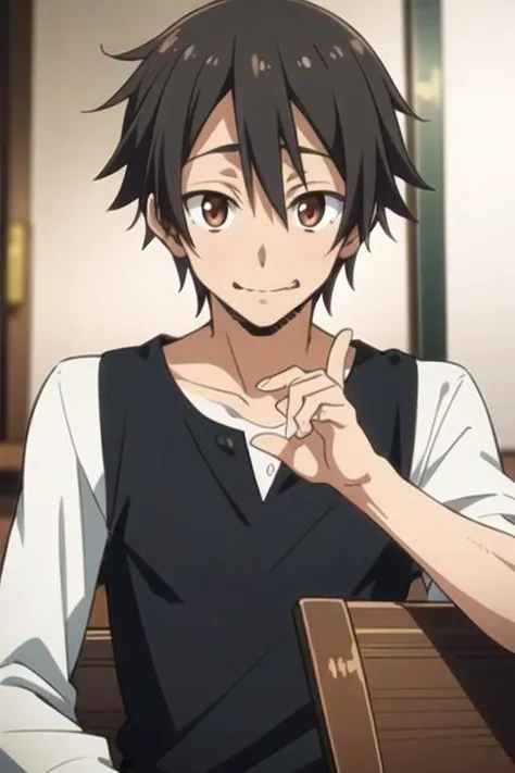 masterpiece, best quality, photorealistic, 1boy, solo, male focus, looking at viewer, , , <lora:yuuki_kagurazaka:0.66>, yuuki_kagurazaka, black hair, brown eyes, , , , Blu-ray