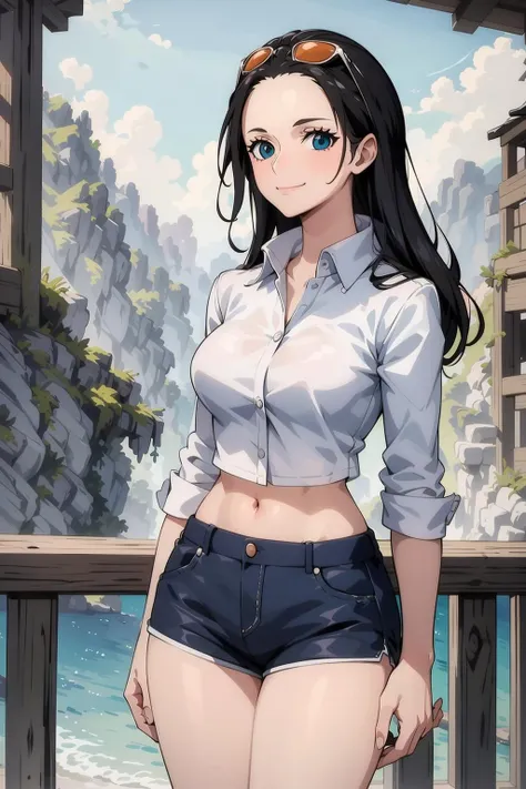 (obra de arte:1.3, Maximum quality, ultra high resolution, ultra detalhado), (realista, photorealista:1.4), beautiful illustration, perfect lighting, natural lighting, Colorida, profundidade de campos, Surrealismo,
lindo cabelo detalhado, lindo rosto detalhado, lindos olhos detalhados, beautiful collarbone, Corpo bonito, lindo peito, linda coxa, lindas pernas, lindos dedos, pele brilhante,
olhando para o espectador, 1 garota, Japanese, high school girl, (anatomia perfeita, Anatomicamente Correto, pele super detalhada), beautiful and symmetrical face, baby face, rosto perfeito, olhos perfeitos,
(medium hair, dois lados para cima, cabelo rosa), franja cruzada, olhos roxos, droopy eyes, olhos grandes, long eyelashes, (seios grandes, coxas sedutoras, dentadura da pele), delgado, outstanding style,
((Textura detalhada de tecido, camisa de colarinho branco, saia plissada azul, dark red ribbon around the neck), meias pretas, mocassim),
(beautiful scenery), late afternoon, (telhado da escola), (standing), (kind smile, Olhos superiores),