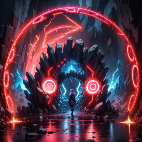 A portal with red gl0w1ngR