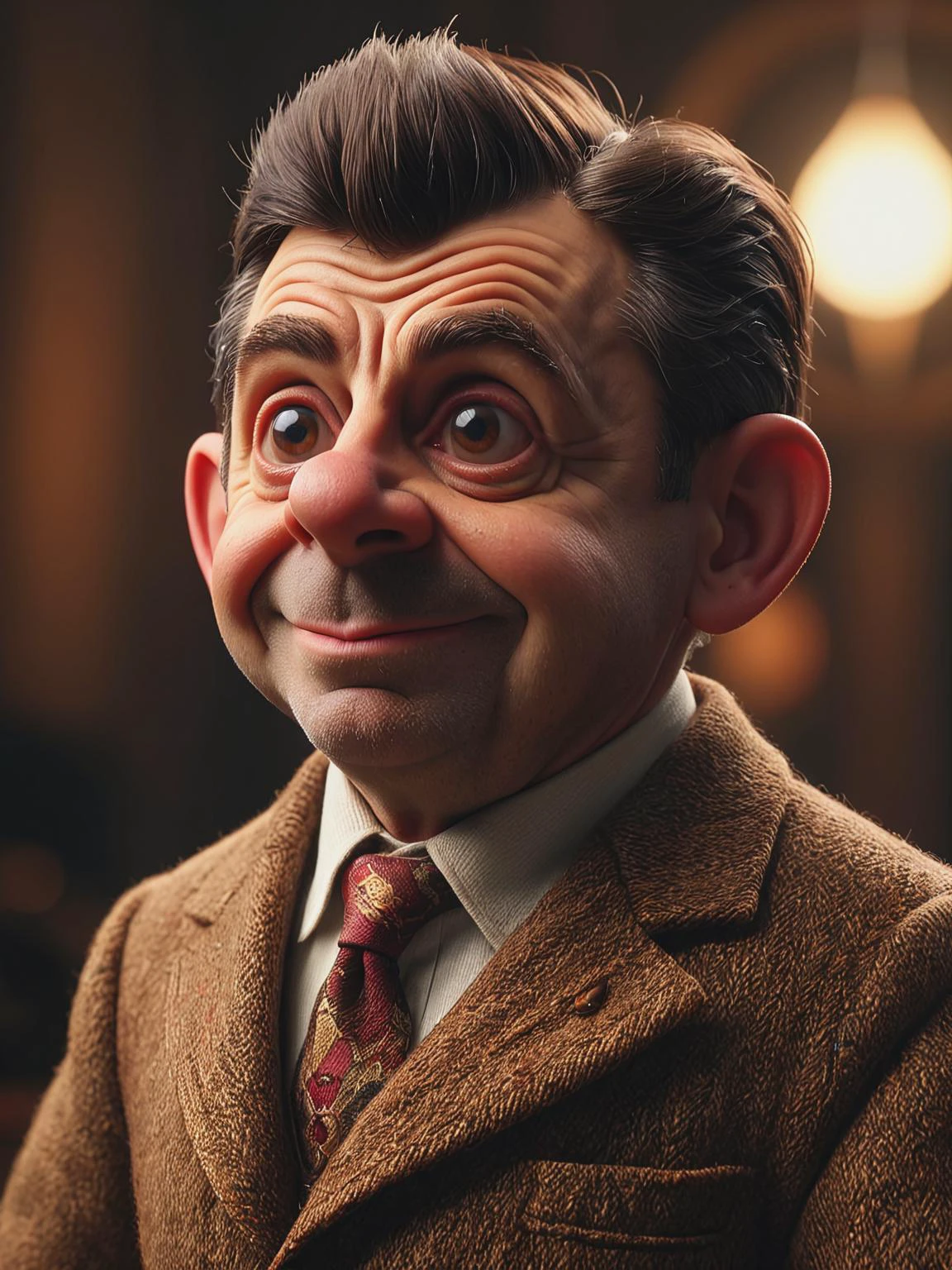 ais-trollz mrbean <lora:Russ_Trolls_Style_SDXL:0.5>, (masterpiece:1.2), (intricate details:1.2), cinematic lighting, realism, realistic, RAW photo, 4k, highres, extremely intricate, photorealistic, selective focus, best quality, photo, real, extremely detailed, amazing, fine detail, rich colors, hyperrealistic lifelike texture, dramatic lighting, unrealengine, trending on artstation, cinestill 800 tungsten, high quality, sharp focus,8k uhd, absurdres
