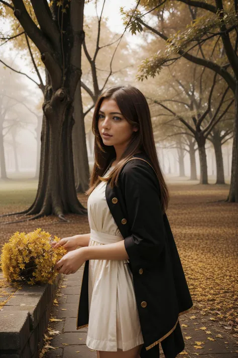 1girl, magnificent Historical Photo of a dark yellow nature with Banyan, masterpiece, Intricate Meek ([Sphinx:Sean Bean:4]:1.3) , autumn background, Hurricane, split diopter, Cozy, Gloompunk, spotlight, Long exposure, Hasselblad, Depth of field 270mm, Colorless, Kintsugi, Swirling fluorescent pink, octane engine, professional