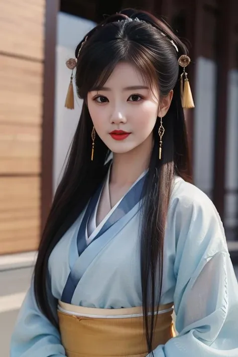 best quality, masterpiece, real,realistic, photo,photorealistic,upper body,
1girl, beautifly face,24yo mature female,portrait,hanfu, very long hair, bangs,tang style,see-through sleeves, bandeau, 
 jiajingwen,
<lora:jiajingwen_0708_07:0.7>