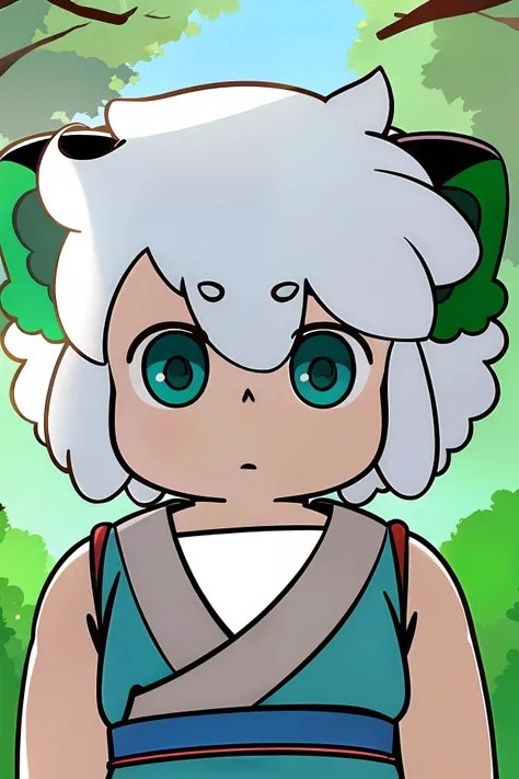 LuoXiaoHei, cat boy, (white hair), black tail, animal ears, green eyes, cat ears, aqua eyes, solo, 1boy, eyebrows visible through hair,
upper body, chibi, sleeveless, shirt,
exquisite and exquisite, fairy tale, incredible high details, pixar style, bright color, natural light, solid color simple background, ctane rendering,
gorgeous, ultra clear details, 8K, hd realistic, 8K hd realistic,